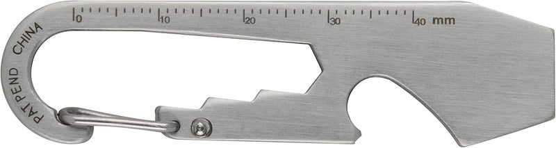 NiteIze Carabiner Key Clip,Silver,1-11/16 in - Image 2